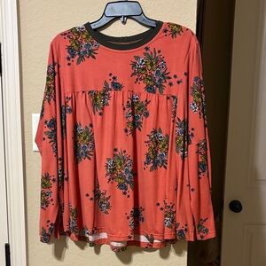 Ivy Jane Orange Floral Blouse
